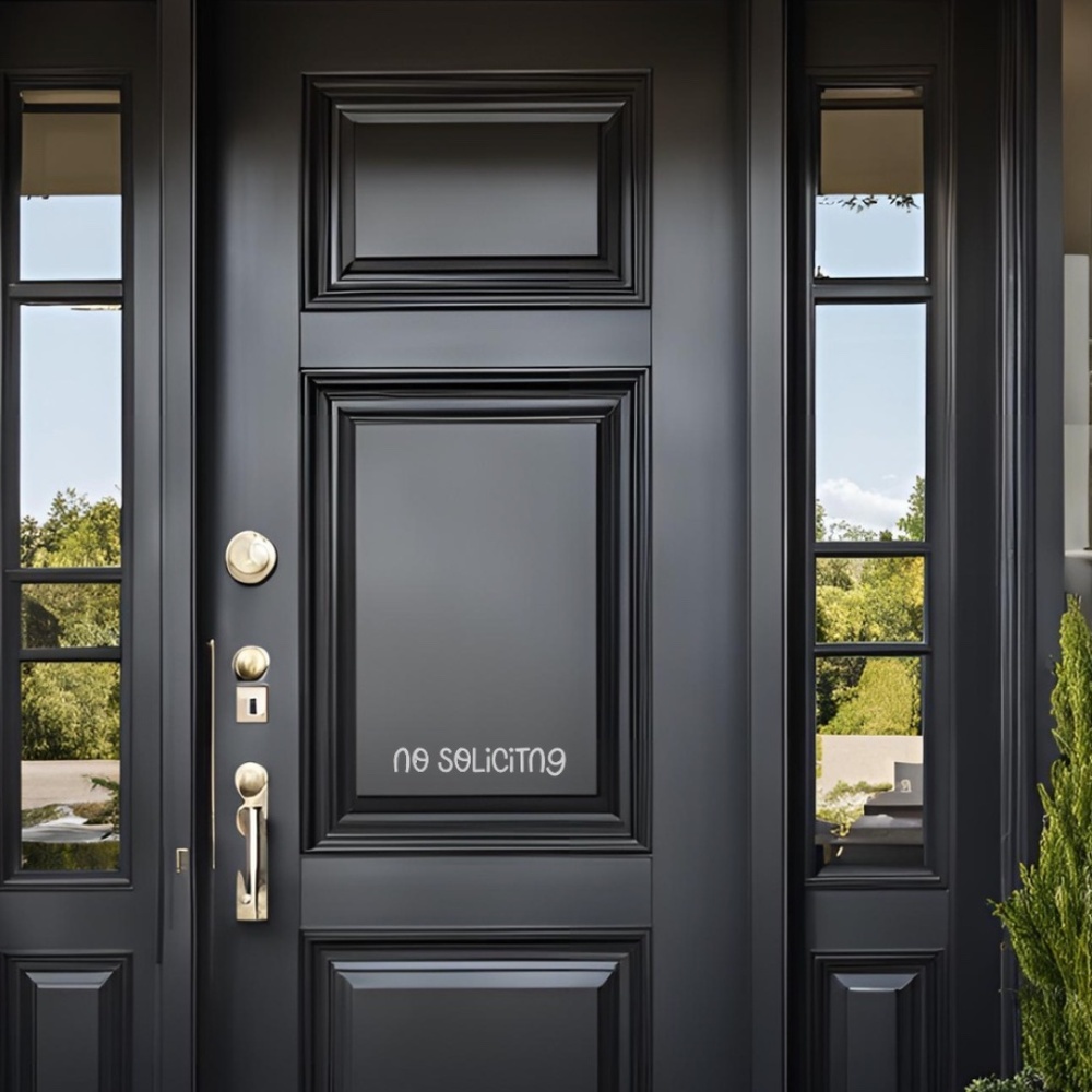 Custom Welcome Front Door Decal - Front Door Sign - Picture 2 of 10
